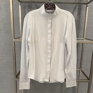 Ovation Women's Classic White Full Snap Show Shirt